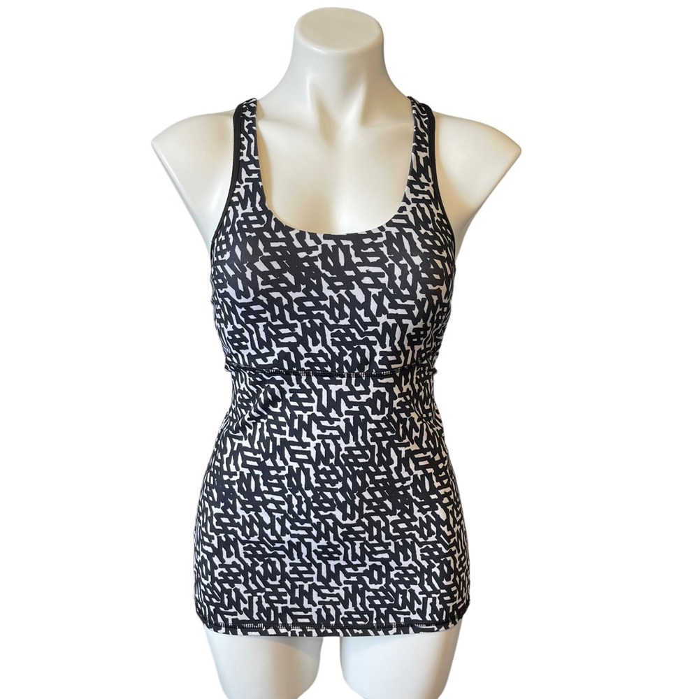 Lululemon Crossback Tank Geometric Pattern - Picture 2 of 9